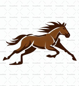 Galoppierendes Pferd